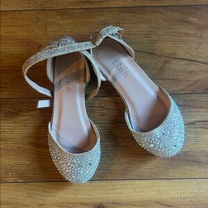 Link Sparkling Silver Rhinestone Heels